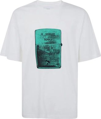 OAMC T-shirt con stampa grafica - Bianco
