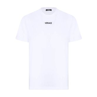 Versace Heren, Tops, Wit, Maat: S Katoen