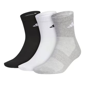 adidas Sportswear Crew Socks 3 Pack Black White Grey JC9272