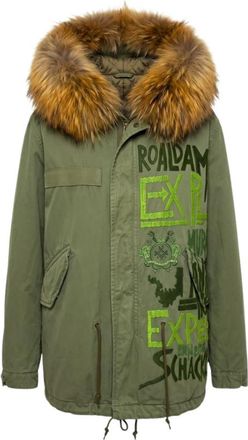 Mr & Mrs Italy Parka in Cotone - - Coats - Donna - Verde - M