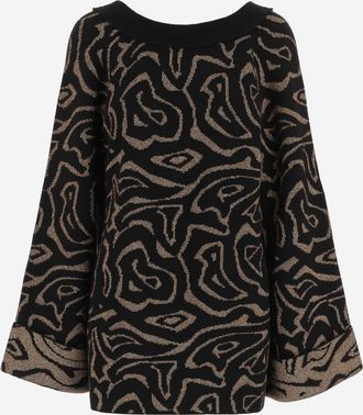 Pucci Beige/Black Maze Print Short Dress