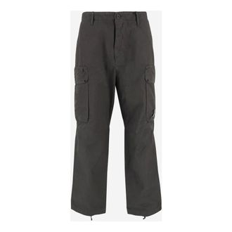 C.P. Company C.P. Company, Straight Trousers, male, Gray, XL, Cotton Cargo Trousers