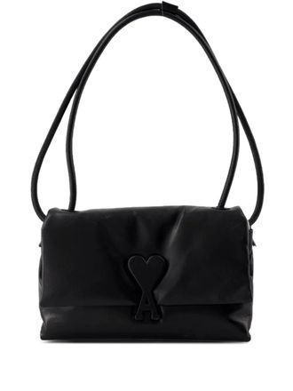 Ami Voulez-Vous leather shoulder bag - Black