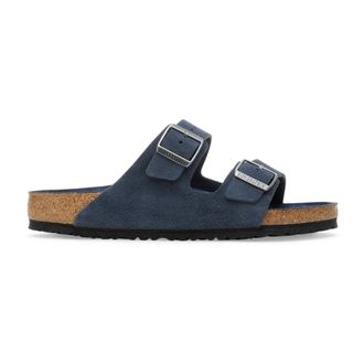 Birkenstock Sliders, male, Blue, Size: 10 US Arizona SFB Regular Fit