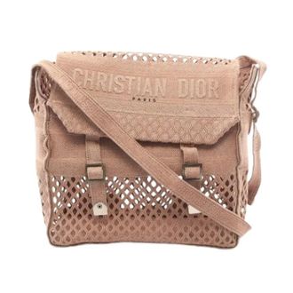 Dior Pre-owned Canvas Crossbody Bag - Dames - Pre-owned - Roze - Maat: ONE Size