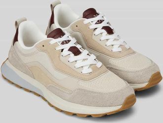 Marc O'Polo Low Top Sneaker aus echtem Leder in Beige, Gr&ouml;&szlig;e 40