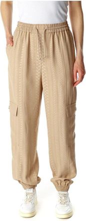 Lala Berlin Rechte broek - Dames - Straight fit broeken - Beige - M - Broeken