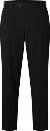 Selected Loose Liam Flex Broeken - Heren - Nette broeken - Zwart - 3XL - Polyester - Broeken