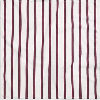 Le 31 Mens Burgundy stripe tie scarf