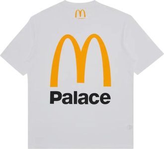 Palace x McDonalds Logo T-Shirt White P25TS338