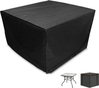 No Brand Funda Para Mesa De Jard&iacute;n Cuadrada De 200x200x85 Cm. Funda Protectora Para Muebles De Jard&iacute;n, Impermeable, A Prueba De Polvo Y Con Protecci&oacute;n Uv. Oxfo