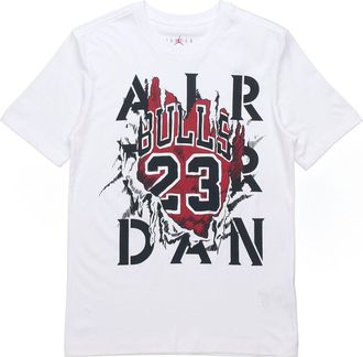 Nike Jordan Air Jordan Aj5 85 Printed Crew Neck Short-sleeved Mens White DD5260-100
