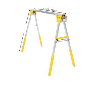 OEM Caballete Plegable, Altura Ajustable, Alta Capacidad De Carga, Amarillo