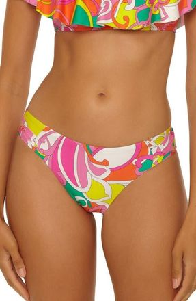 Trina Turk Elara Side Tab Hipster Bikini Bottoms in Multi at Nordstrom, Size 12