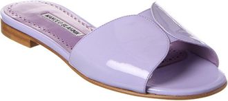 Manolo Blahnik Houramu Patent Sandal