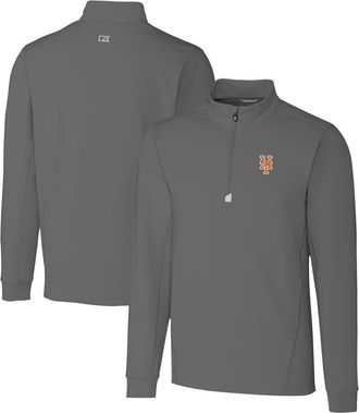 Cutter & Buck Mens Cutter & Buck Gray New York Mets Traverse Stretch Quarter-Zip Pullover Top at Nordstrom, Size Medium