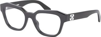 Off-white Eyeglasses Square Full Rim, Shiny Black Frame And Clear Demo Lens Lens Oerj07Fstyle7F1000