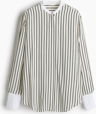 H&M Crêpe-Bluse - White