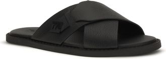 Fendi Mens Slide Sandals By Fendi Nero