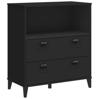 Berkfield Home Bookcase VIKEN Black 80x40x90 cm Engineered Wood | Size: 80 x 40 x 90 cm
