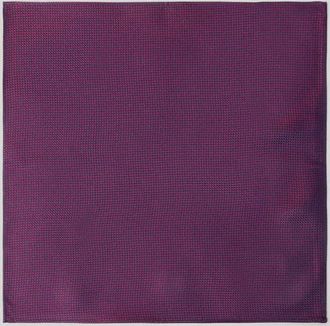 Monti Einstecktuch aus Seide mit Strukturmuster in Bordeaux, Gr&ouml;&szlig;e 1