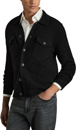 Reiss Flinch Button Though K Wool Sweater