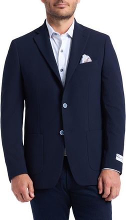Robert Graham Harston Tailored Fit Navy Seersucker Sport Coat at Nordstrom, Size 42