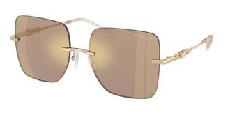 Michael Kors MK1150 QUEBEC 10145A Womens Sunglasses Gold Size 55