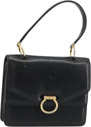 Celine Pre-owned Vintage Hand Bag - Dames - Vintage Handtas - Zwart - ONE Size - Leer - Vintage