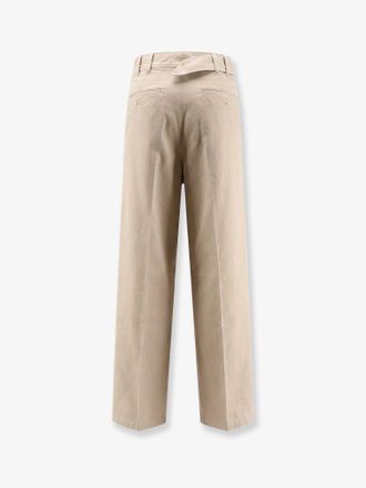 Closed Womens Trousers Wes Stretch Beige Cotton