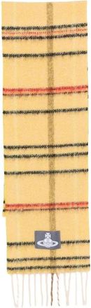 Vivienne Westwood Sjaal - Dames - Wintersjaals - Geel - ONE Size - Wol - Accessoires