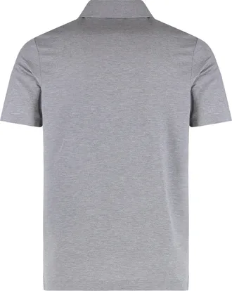 Paul & Shark Mens Cotton Piqu&eacute; Polo Shirt Gray T-shirts And Polos