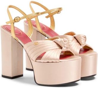 Valentino Crasher Platform Sandal in Skin at Nordstrom, Size 10.5Us