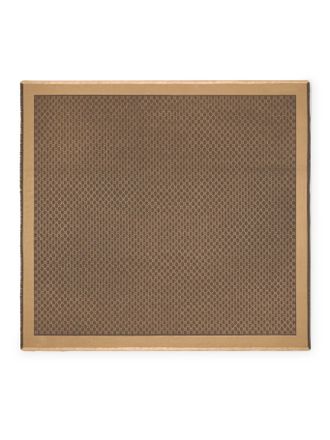 Gucci WOOL AND SILK SHAWL GG - Gucci - Woman