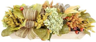 Creative Displays Inc. Handmade 27 Fall Wreath With Hydrangeas & Pampas
