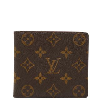 Louis Vuitton Monogram Brown Pvc Wallet (Bi-Fold) (Pre-Owned)