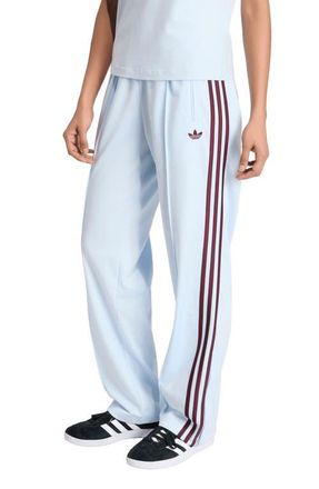 adidas Originals Firebird Classic Recycled Polyester Track Pants in Crystal Sky/Maroon at Nordstrom, Size X-Small