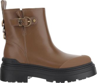 Pinko Mia 21 Leather Ankle Boots