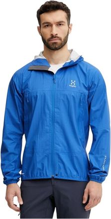 Hagl&ouml;fs L.i.m Proof Jacket - Heren - Windbreakers - Blauw - S - Fitness