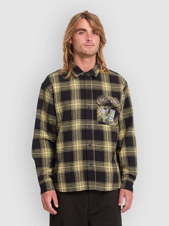 Volcom Fa Ozzy Plaid Camisa negro
