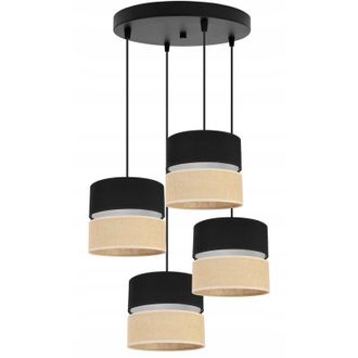 OEM L&aacute;mpara Colgante, L&aacute;mpara De Techo, Pantalla 20cm, Negra