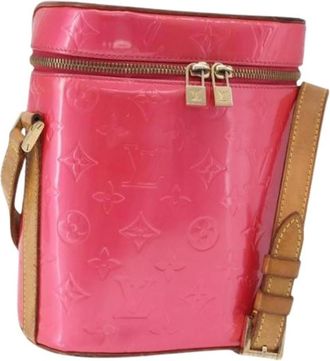 Louis Vuitton Pre-owned Patent Leather Shoulder Bag - Dames - Vintage Schoudertas - Roze - ONE Size - Leer - Vintage