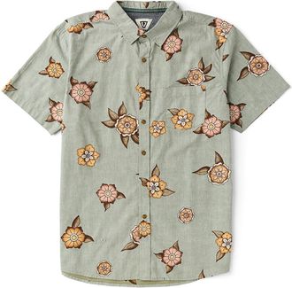 Vissla Mens Ink Lines Eco Shirt Green XXL