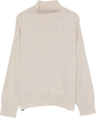 D.exterior 63032 11Res Turtleneck - Dames - Coltruien - Beige - L - Truien & Vesten