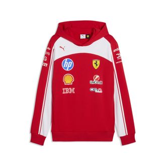 Puma Felpa con cappuccio Scuderia Ferrari HP Replica unisex, Accessori, Rosso, 3XL