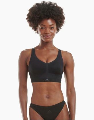 adidas Womens Sport Micro Cut Free Bra - Black - Size: 16 xl