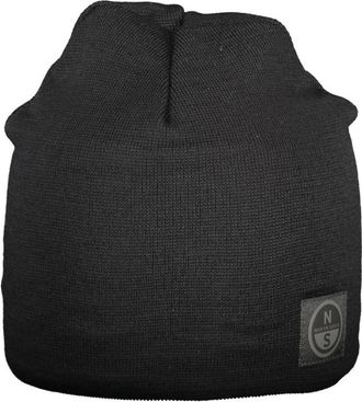 North Sails Wool Cap - Heren - Hoeden - Zwart - ONE Size - Wol - Accessoires