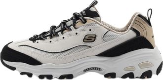 Skechers DLITES Retro Rewind Womens Trainers, beige, 3.5 UK