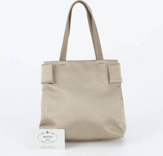 Prada Gold Handbag Shoulder Bag Tote Bag (Pre-Owned)