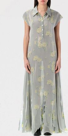 Acne Studios Abito chemisier Acne Studios in chiffon con stampa floreale